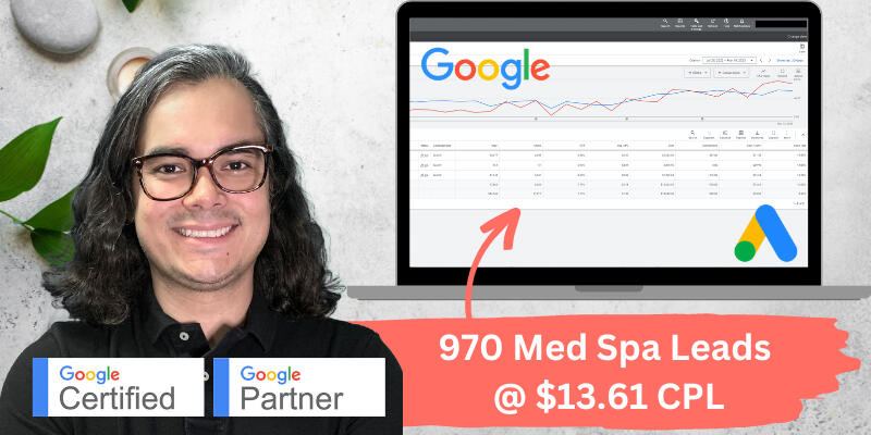 We're the med spa marketing experts - specializing in Google Ads ppc campaigns